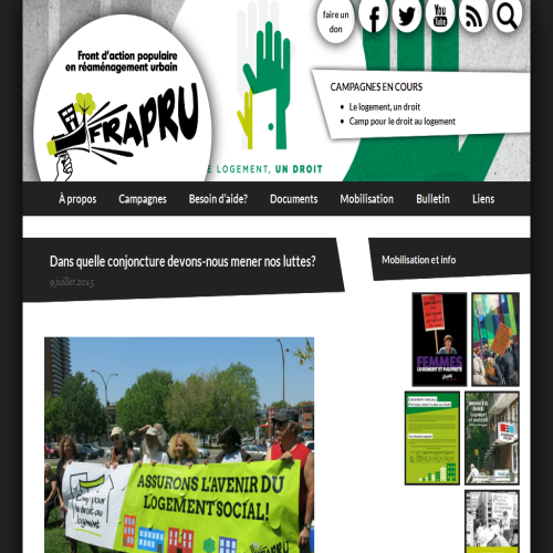 FRONT D'ACTION POPULAIRE EN REAMENAGEMENT URBAIN