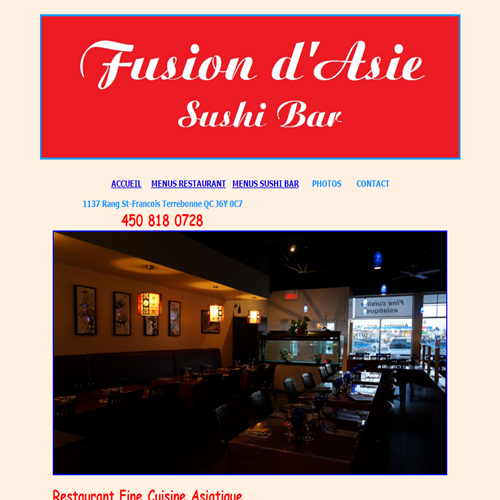 FUSION D`ASIE ET SUSHI BAR