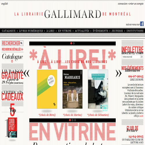 LIBRAIRIE GALLIMARD INC