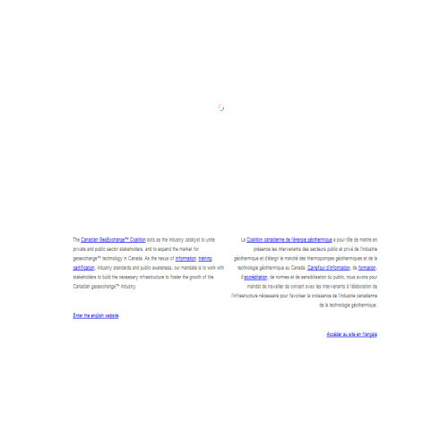 CANADIAN GEOEXCHANGE COALITION