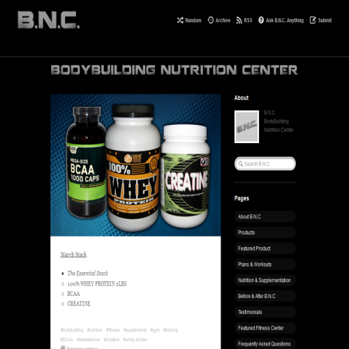 B N C BODY BUILDING NUTRITION CENTER