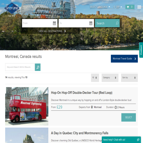 GRAY LINE DE MONTREAL