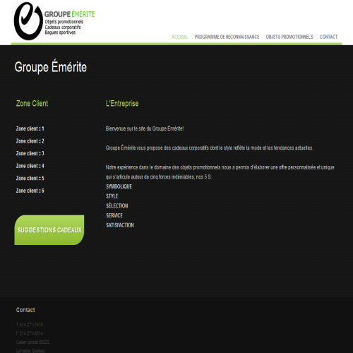 CREATIONS EMILIE (LES) LTEE