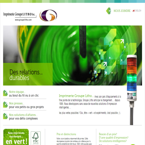 IMPRIMERIE GROUPE LITHO INC