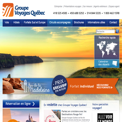 GROUPE VOYAGES QUéBEC