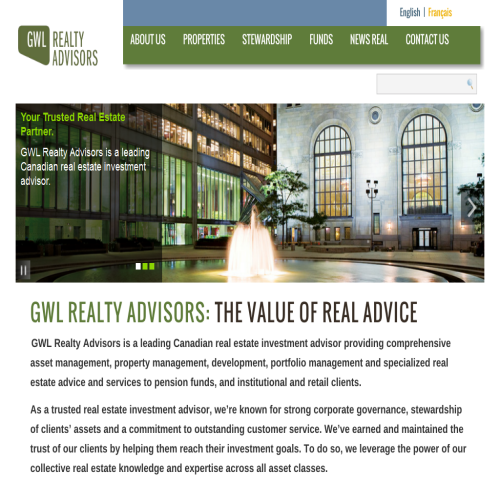 GWL REALTY ADVISORS INC