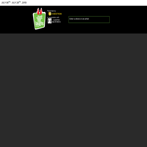 FESTIVAL JUSTE POUR RIRE