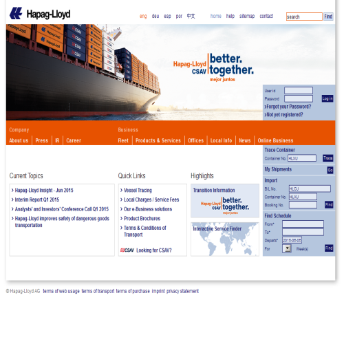 HAPAG-LLOYD CANADA INC
