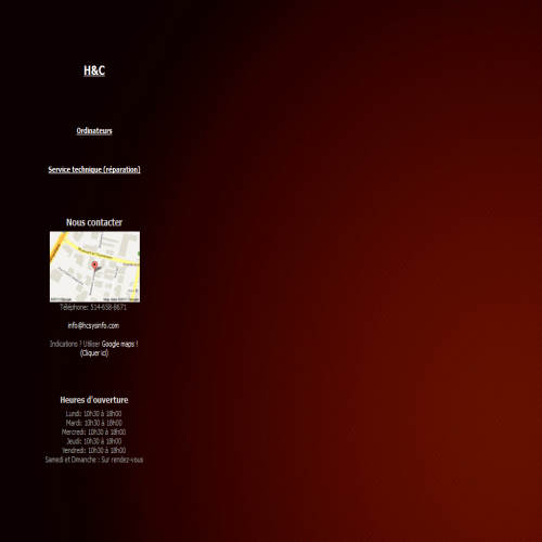 H&C SYSTEME INFORMATIQUE INC H&C SYSTEME INFORMATIQUE INC