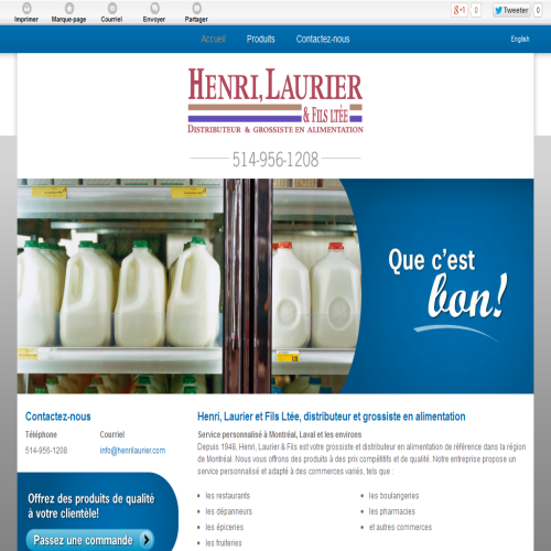 HENRI LAURIER & FILS LTEE