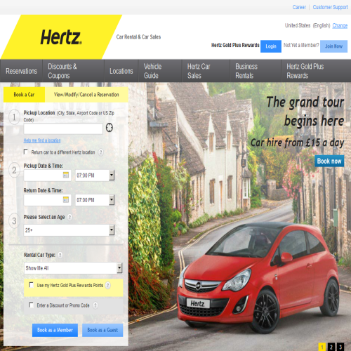 HERTZ RENT A CAR