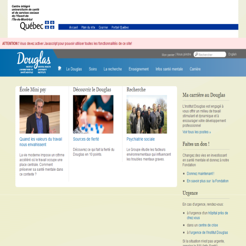 HOPITAL DOUGLAS HOPITAL DOUGLAS