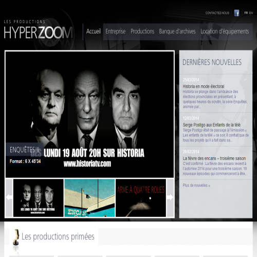 PRODUCTIONS HYPERZOOM INC