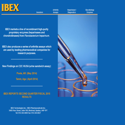 IBEX PHARMACEUTICALS