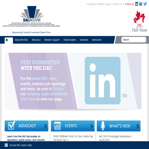 ASSOCIATION CANADIENNE DU COMMERCE DES VALEURS MOBILIERES