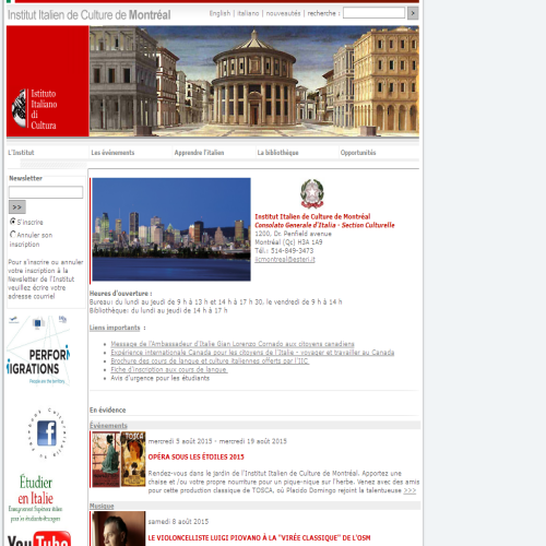 INSTITUT CULTUREL ITALIEN