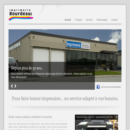 IMPRIMERIE BOURDEAU INC