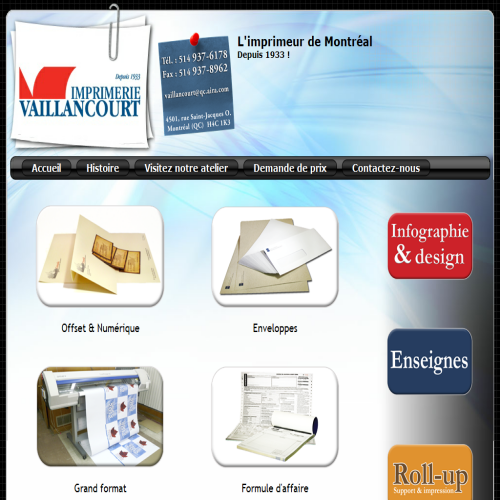 IMPRIMERIE VAILLANCOURT INC