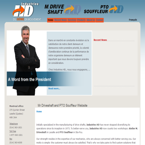 ATELIERS M DRIVESHAFT INC