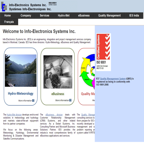 INFO-ELECTRONICS SYSTEMS INC