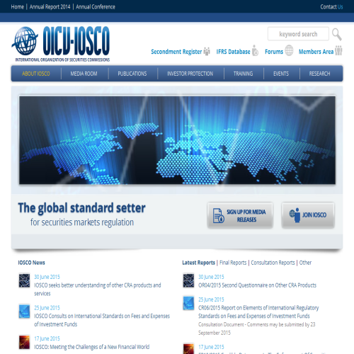 INTERNATIONAL ORGNSTN OF SEC