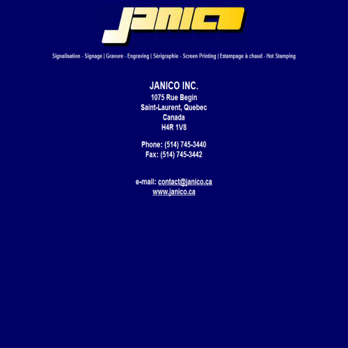 JANICO INC