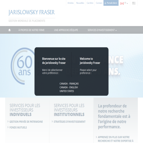 JARISLOWSKY FRASER & CO LTD