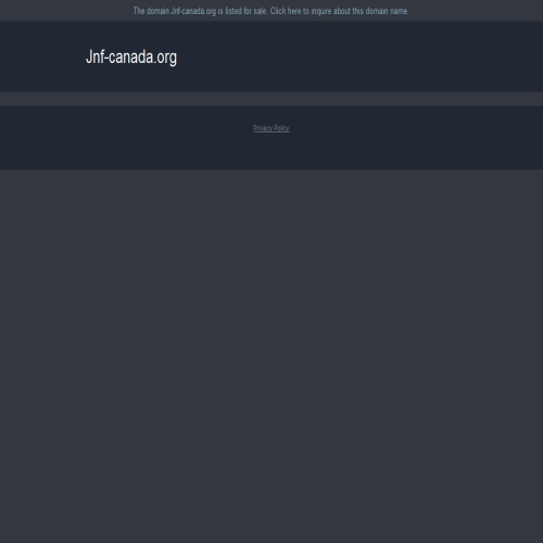 FONDS NATIONAL JUIF DU CANADA