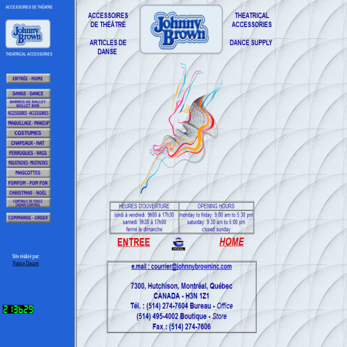 ACCESSOIRES DE THEATRE J BROWN