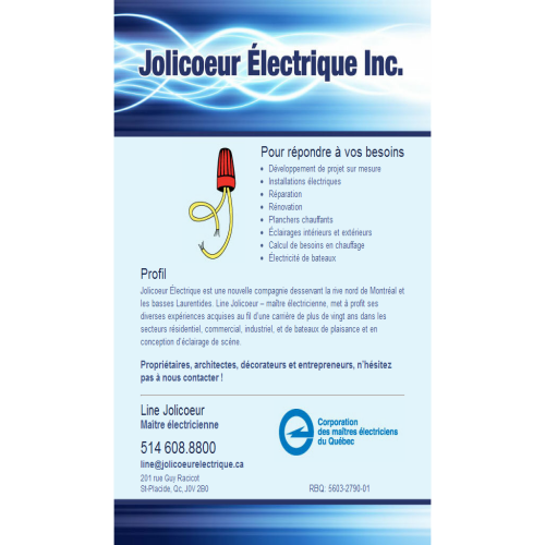 JOLICOEUR ELECTRIQUE INC