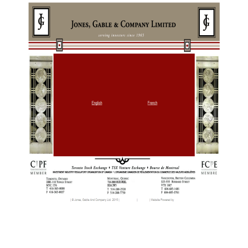 JONES GABLE & CO LTEE