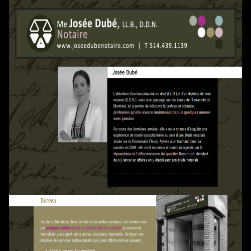 DUBE JOSEE NOTAIRE