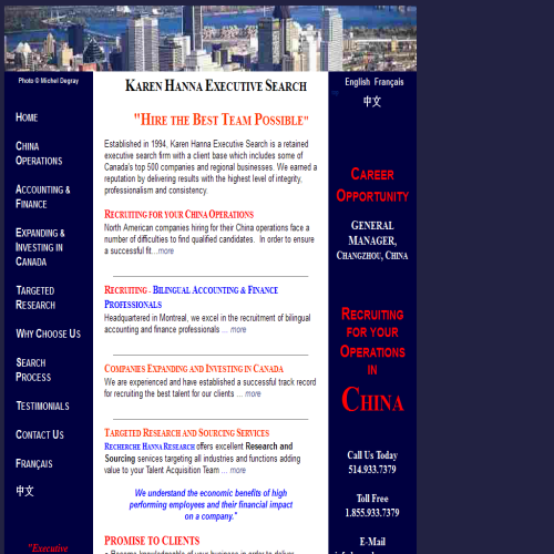 HANNA RECHERCHE DE CADRES