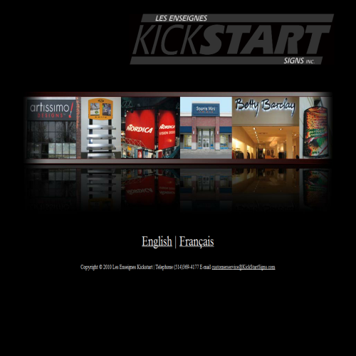 PRESENTOIRS ET ENSEIGNES KICKSTART