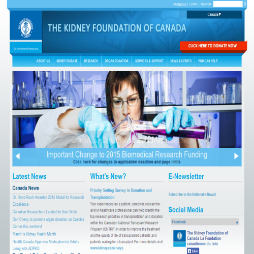 KIDNEY FOUNDATION OF CANADA KIDNEY FOUNDATION OF CANADA