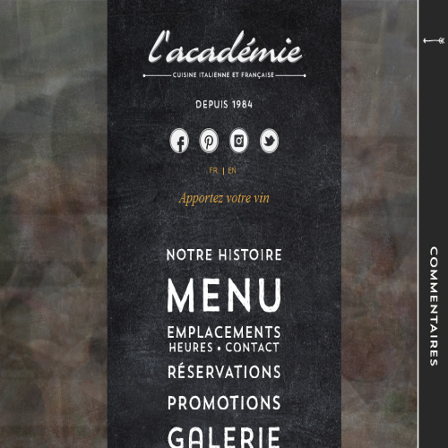 RESTAURANT L'ACADEMIE