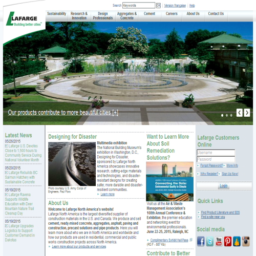 LAFARGE CANADA INC