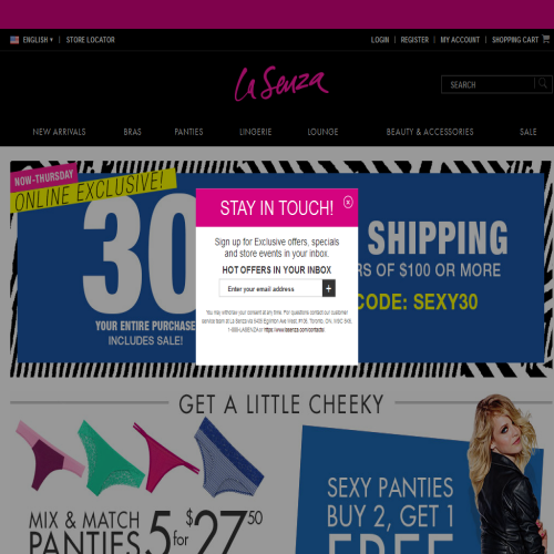 LA SENZA CORPORATION LA SENZA CORPORATION