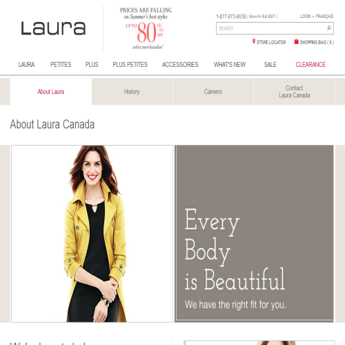 LAURA - LAURA PETITES - LAURA PLUS LAURA - LAURA PETITES - LAURA PLUS