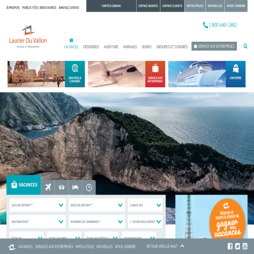 AGENCE DE VOYAGES LAURIER DU VALLON INC