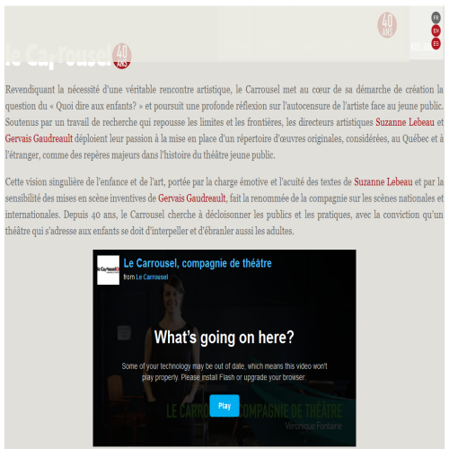 THEATRE LE CARROUSEL