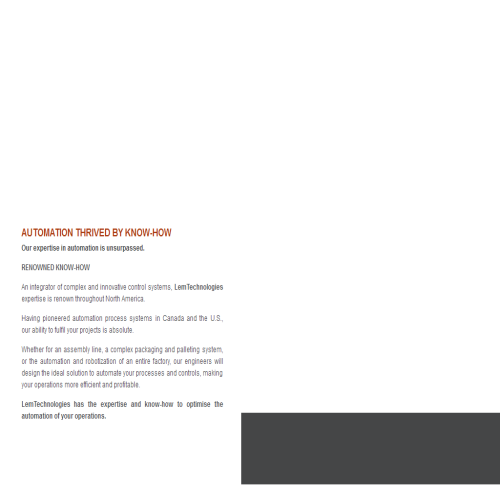 LEM TECHNOLOGIES INC