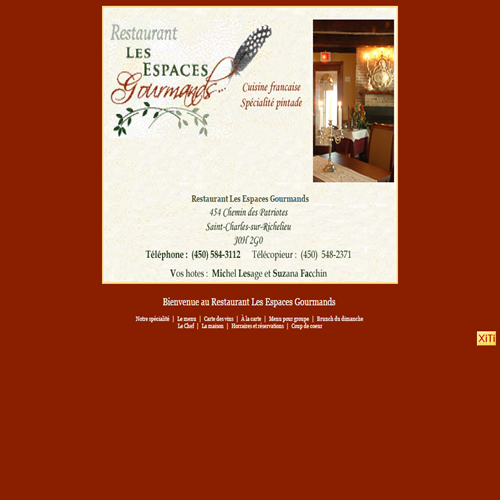 RESTAURANT ESPACES GOURMANDS