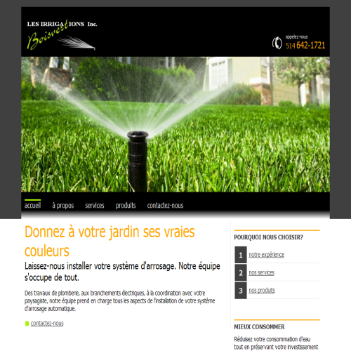 IRRIGATIONS BOISVERT INC