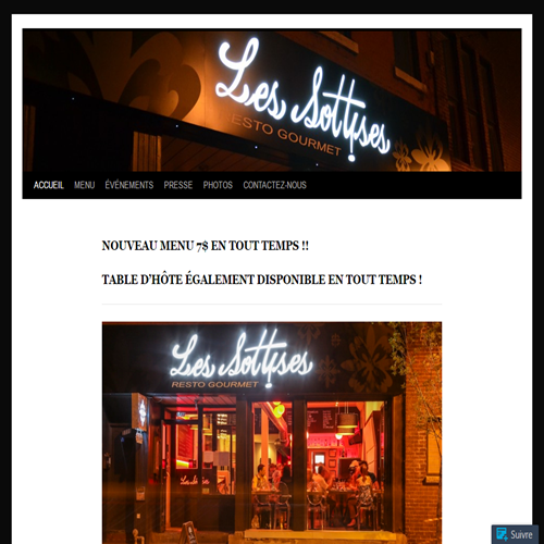 RESTAURANT LES SOTTISES