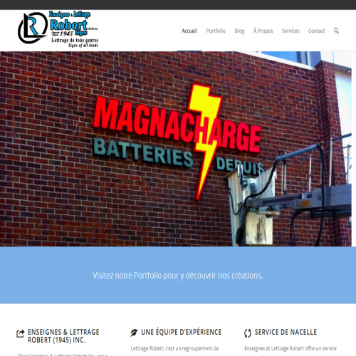 ENSEIGNES ET LETTRAGE ROBERT (1945)