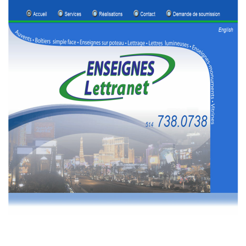 ENSEIGNES LETTRANET INC
