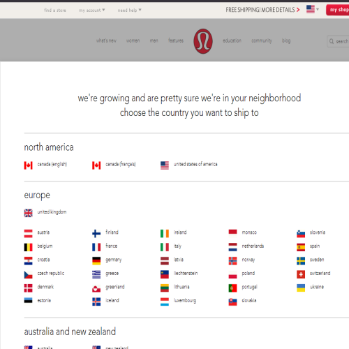 LULULEMON ATHLETICA INC LULULEMON ATHLETICA INC