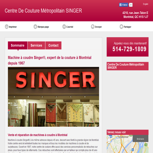 CENTRE DE COUTURE METROPOLITAIN SINGER