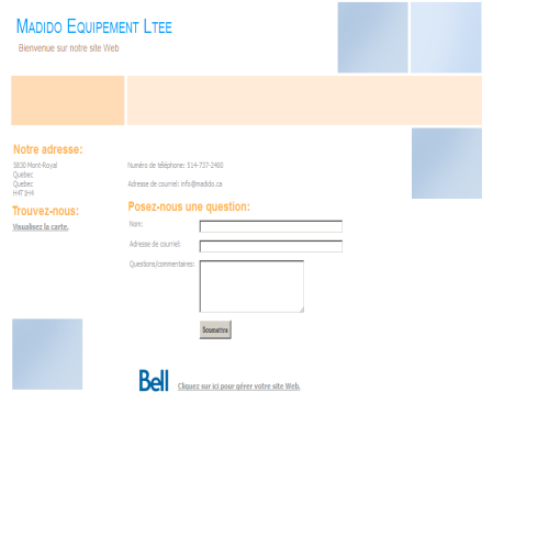 MADIDO EQUIPEMENTS LTEE